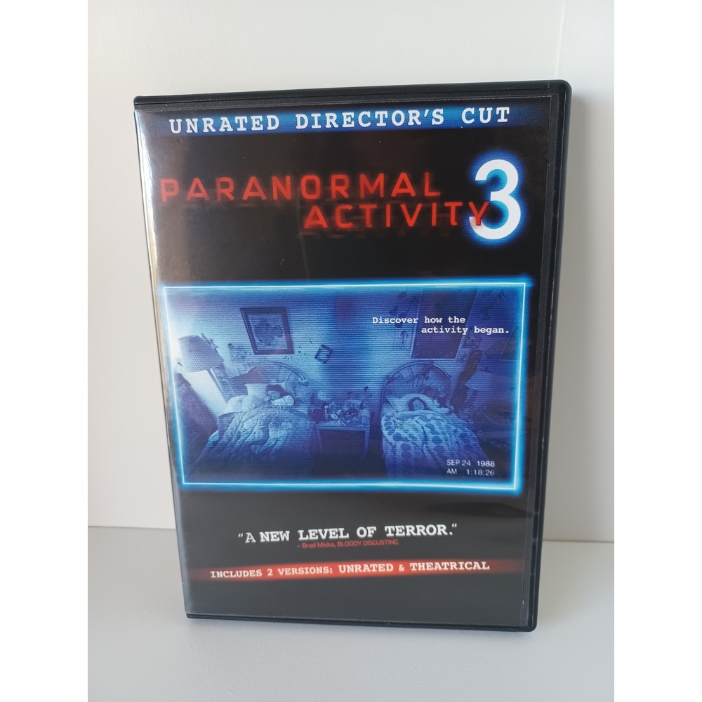 Paranormal Activity 3 Unrated DVD Horror Scary Movie Electronics Entertainment
